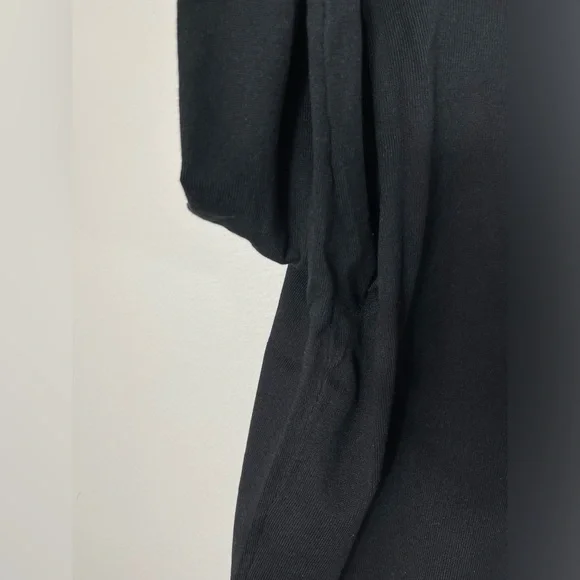 Nina Leonard Scallop Hem Bolero Black Cardigan Women's Event Classic Size 1X - Picture 12 of 13